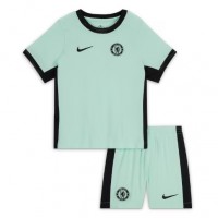 Dětský Fotbalový dres Chelsea 2023-24 Třetí Krátký Rukáv (+ trenýrky)